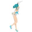 Kép 2/4 - Hatsune Miku BiCute Bunnies figura