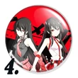 Akame ga Kill kitűzők