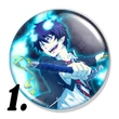 Ao no Exorcist kitűzők