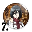 Attack on Titan kitűzők