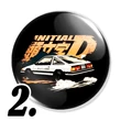 Initial D kitűzők