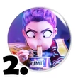 Huntrix kitűzők