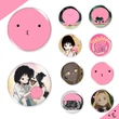 Takopi no Genzai kitűzők – animés ajándék