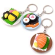 Sushi tál varázs kulcstartó 4 féle