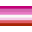 Kép 2/5 - Leszbi Pride zászló XL
