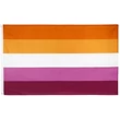 Leszbikus zászló XL méretben - Pride kiegészítő