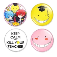 Assassinaton Classroom kitűzők – animés ajándék