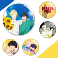 Banana Fish kitűzők – animés ajándék