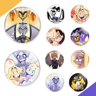 Hazbin Hotel kitűzők – animés ajándék