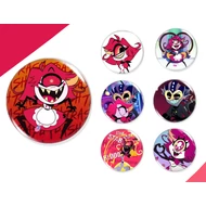 Hazbin Hotel kitűzők – animés ajándék