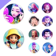 Kpop Demon Hunters kitűzők – animés ajándék