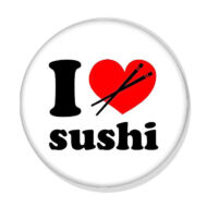 I love szusi kitűző 1 
