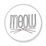 Meow kitűző 2