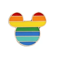 Pride jelvények –szivárványos fém kitűző