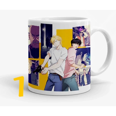 Banana Fish mintás bögrék