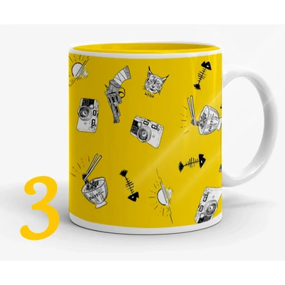 Banana Fish mintás bögrék