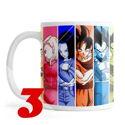 Dragon Ball mintás bögrék 