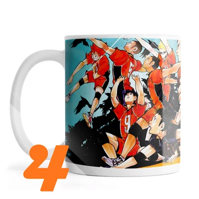 Haikyuu mintás bögrék