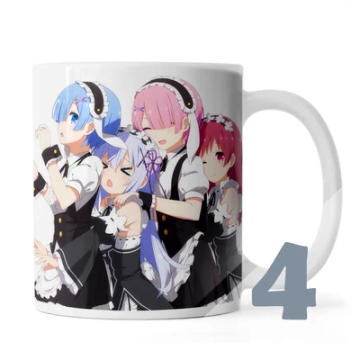 Re:Zero mintás bögrék