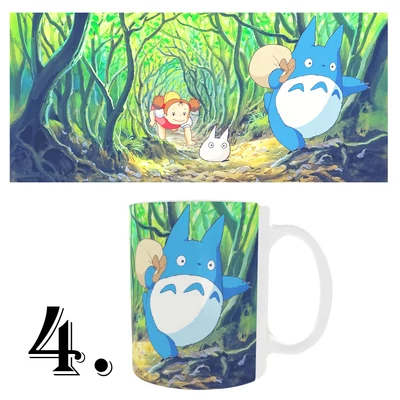 Totoro mintás bögrék