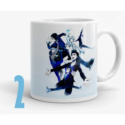 Yuri on Ice mintás bögrék