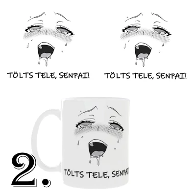 Ahegao bögrék