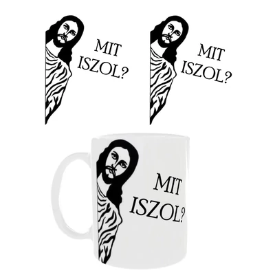 "Mit iszol?"bögre