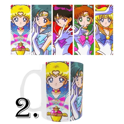 Sailor Moon mintás bögrék