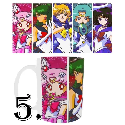 Sailor Moon mintás bögrék