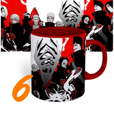Naruto mintás bögrék