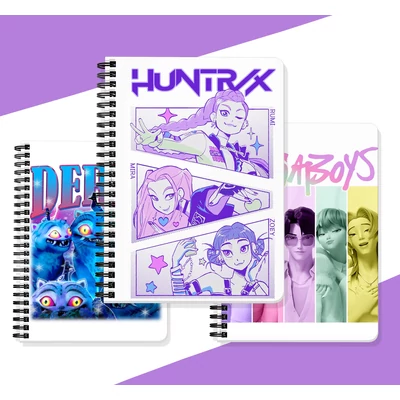 Kpop Demon Hunters füzetek – animés ajándék