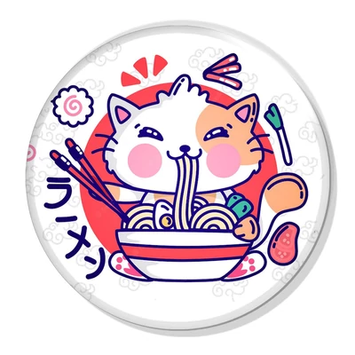 Ramen cica mágnes 2