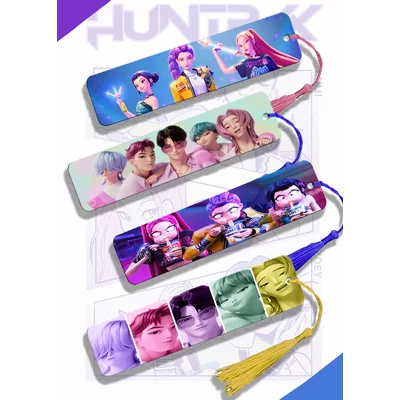 Kpop Démonvadászok könyvjelző – animés ajándék