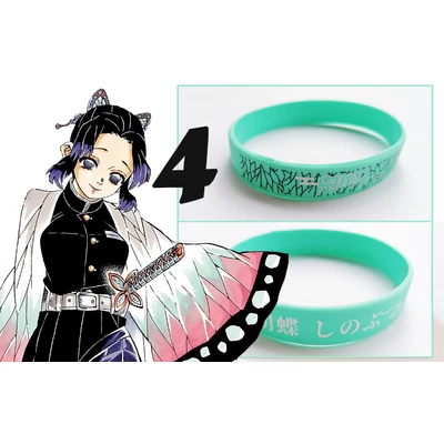Kimetsu no Yaiba szilikon karkötő 4 féle