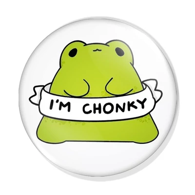 "I'm chonky" kitűző