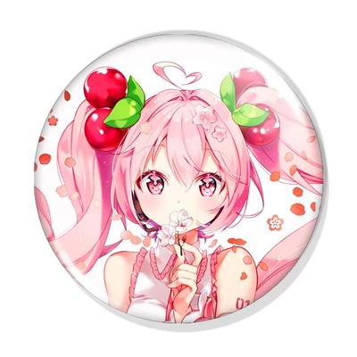 Sakura Miku kitűző