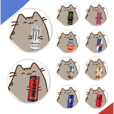 Pusheen cica kitűzők –vicces kitűzők