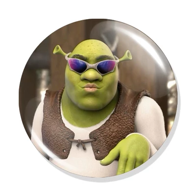 Laza Shrek kitűző