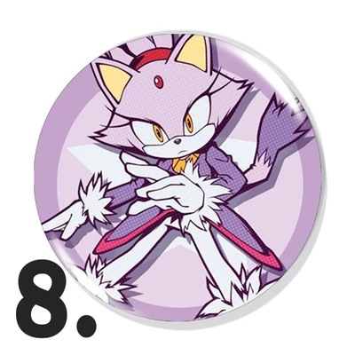 Sonic kitűzők