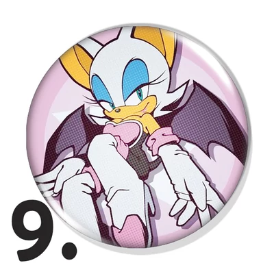 Sonic kitűzők