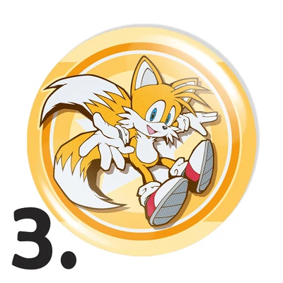 Sonic kitűzők