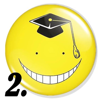 Assassinaton Classroom kitűzők