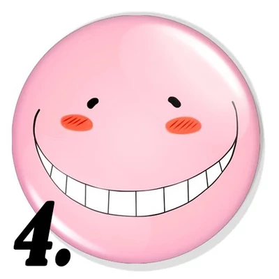 Assassinaton Classroom kitűzők