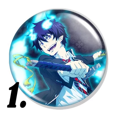 Ao no Exorcist kitűzők