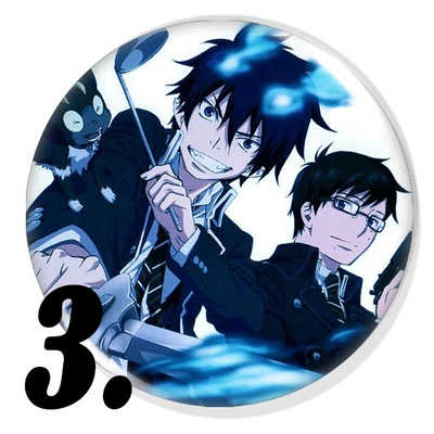 Ao no Exorcist kitűzők