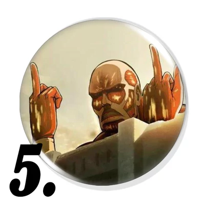 Attack on Titan kitűzők