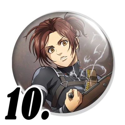 Attack on Titan kitűzők (2. verzió)