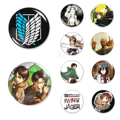 Attack on titan  kitűzők – animés ajándék