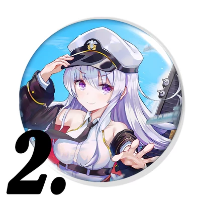 Azur Lane kitűzők