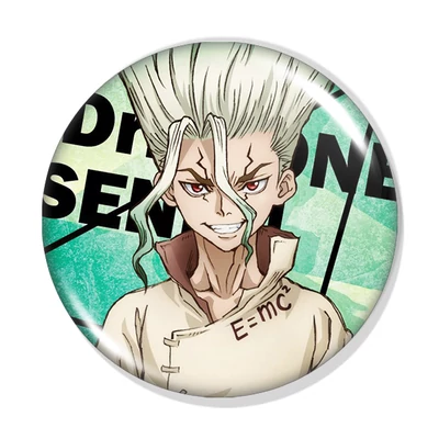 Dr Stone kitűző 4